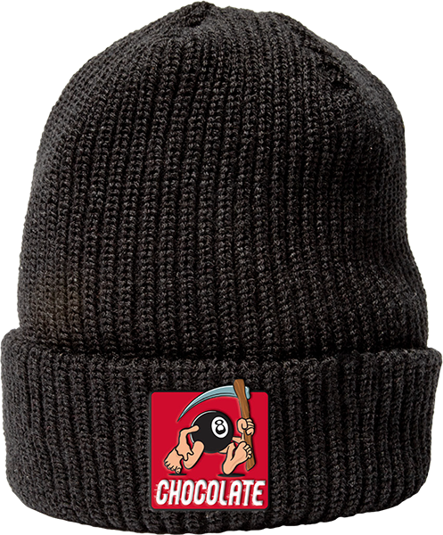CHOCOLATE - 8Baller Beanie Black