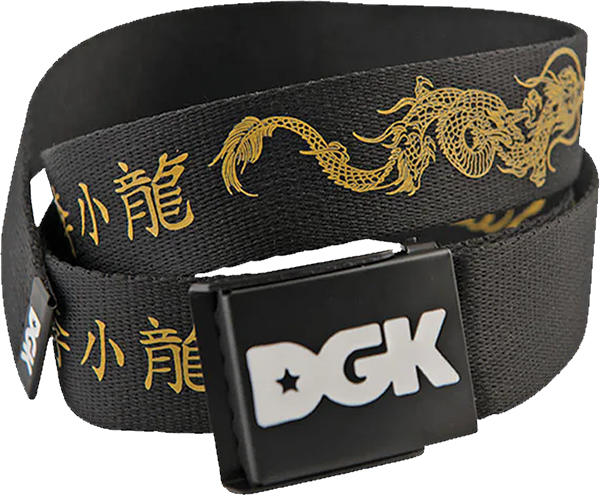DGK - Bruce Lee Balance Belt Black/Gold