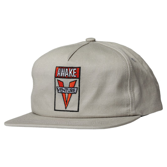 VENTURE - Awake Snapback Silver/Red
