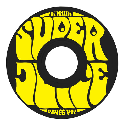 OJ WHEELS - 55mm Mini Super Juice Black/Yellow 78a