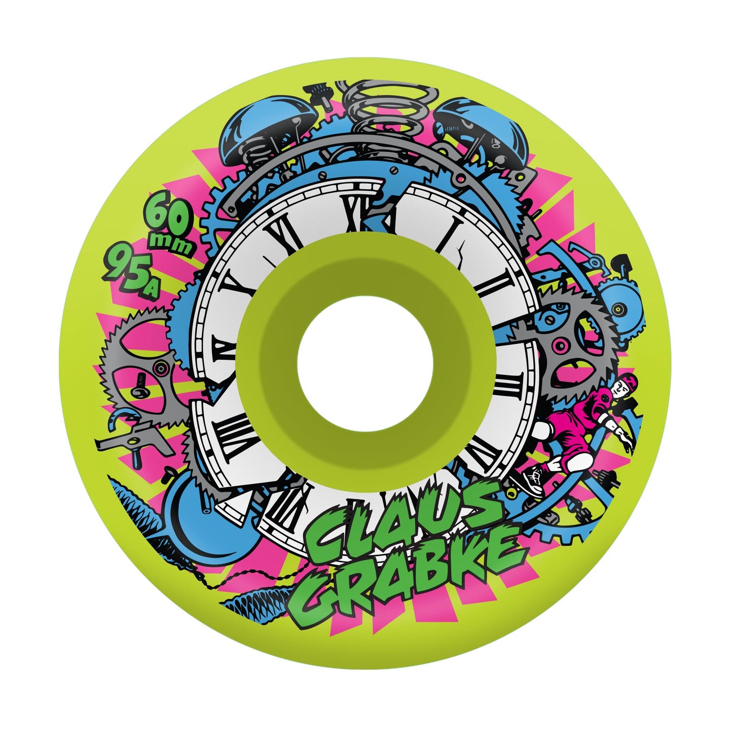 SLIME BALLS - 60mm Claus Grabke Reissue Vomits Neon Green 95a