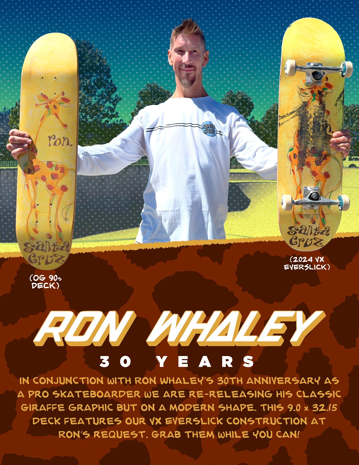 SANTA CRUZ - Whaley 30 Year Giraffe VX Everslick 9.0