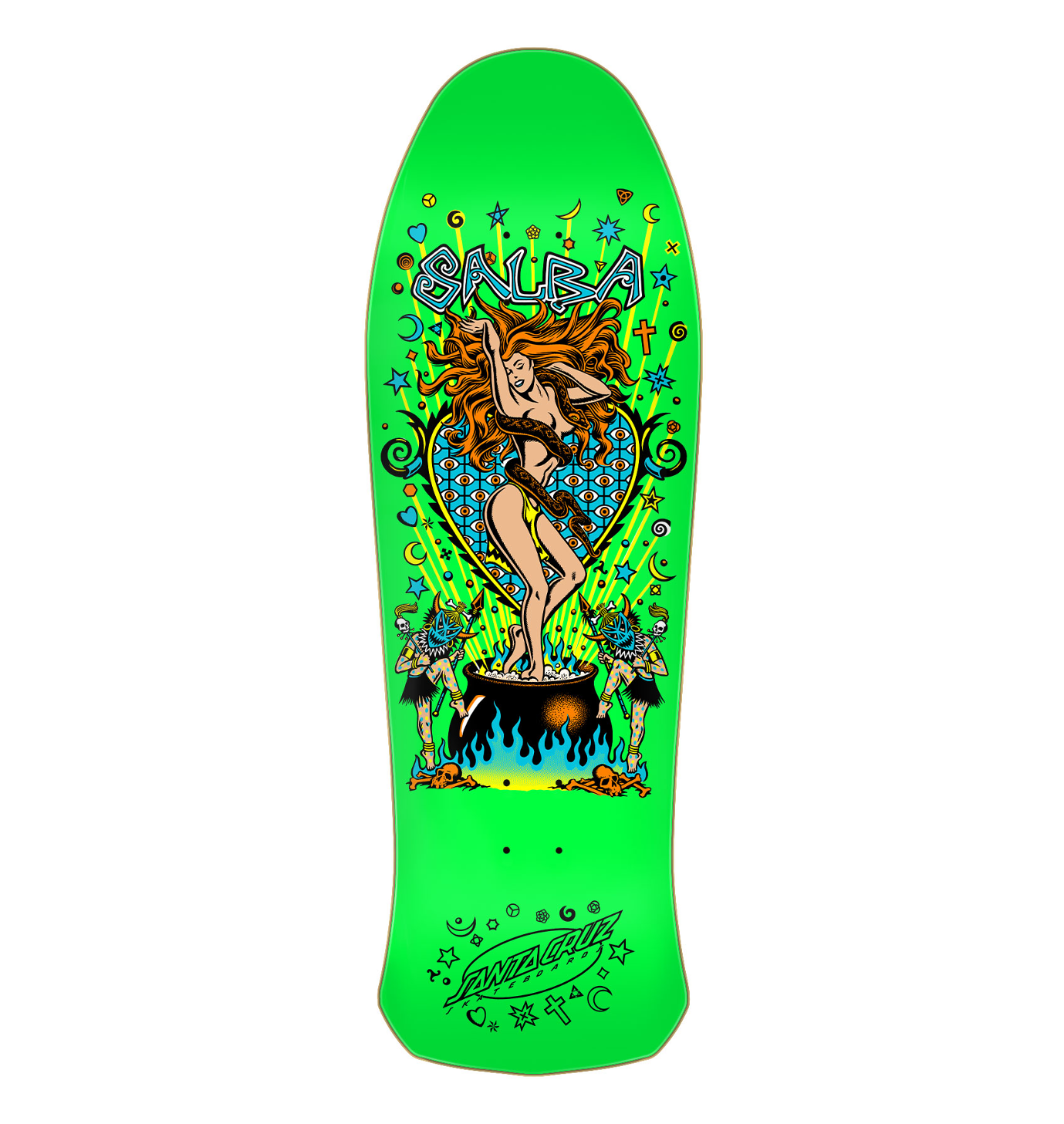 SANTA CRUZ - Salba Witch Doctor Reissue Green Dipped 10.4