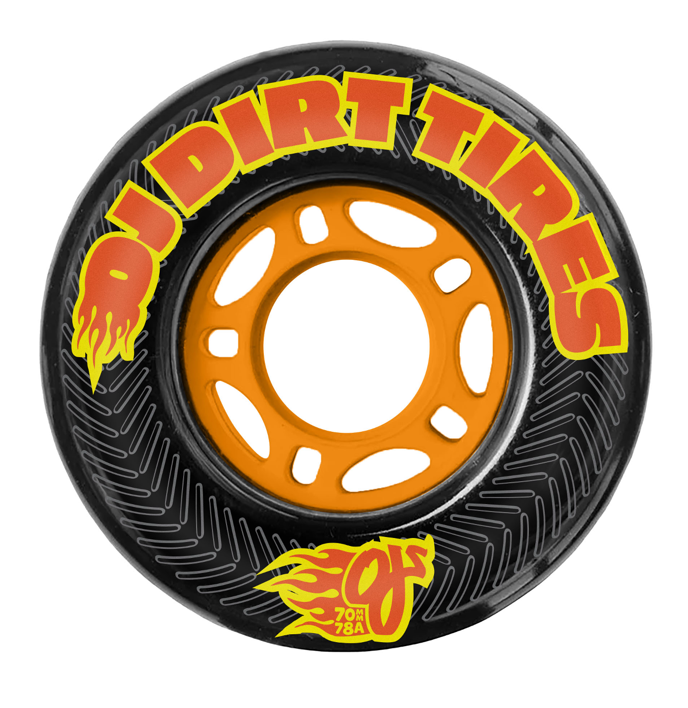 OJ WHEELS - 70mm Thunder Juice Black 78a