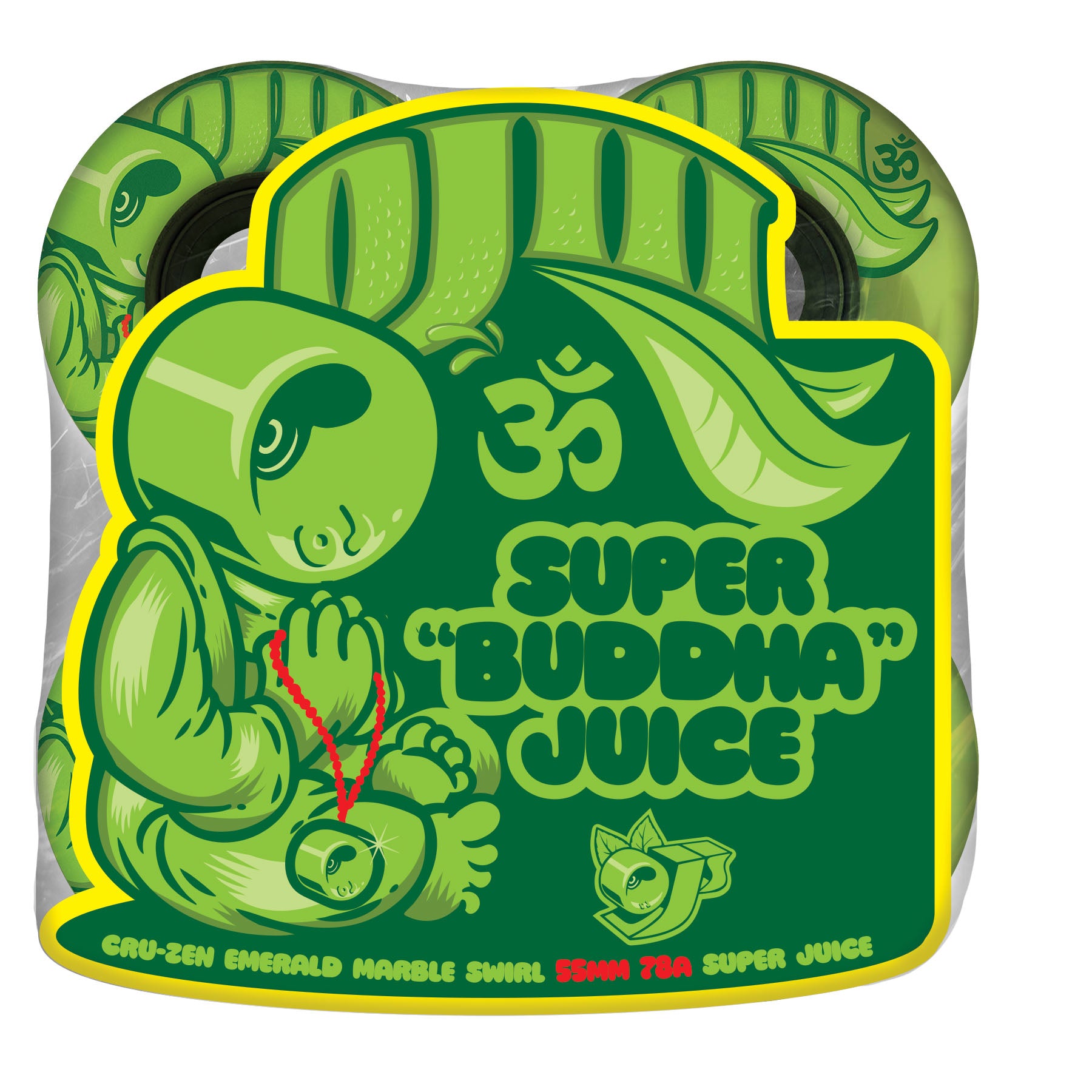 OJ WHEELS - 55mm Cru-Zen Mini Super Juice Emerald 78a – Deli Skate