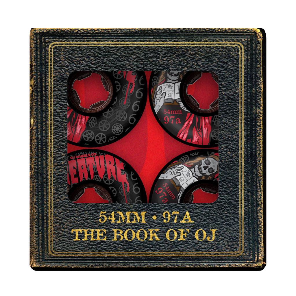 OJ WHEELS - 54mm Book of OJ Bloodsuckers Black 97a