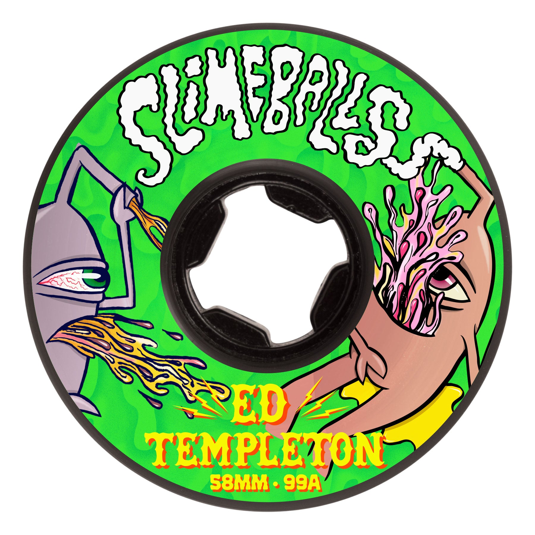 SLIME BALLS - 58mm Ed Templeton Vomits Black 99a
