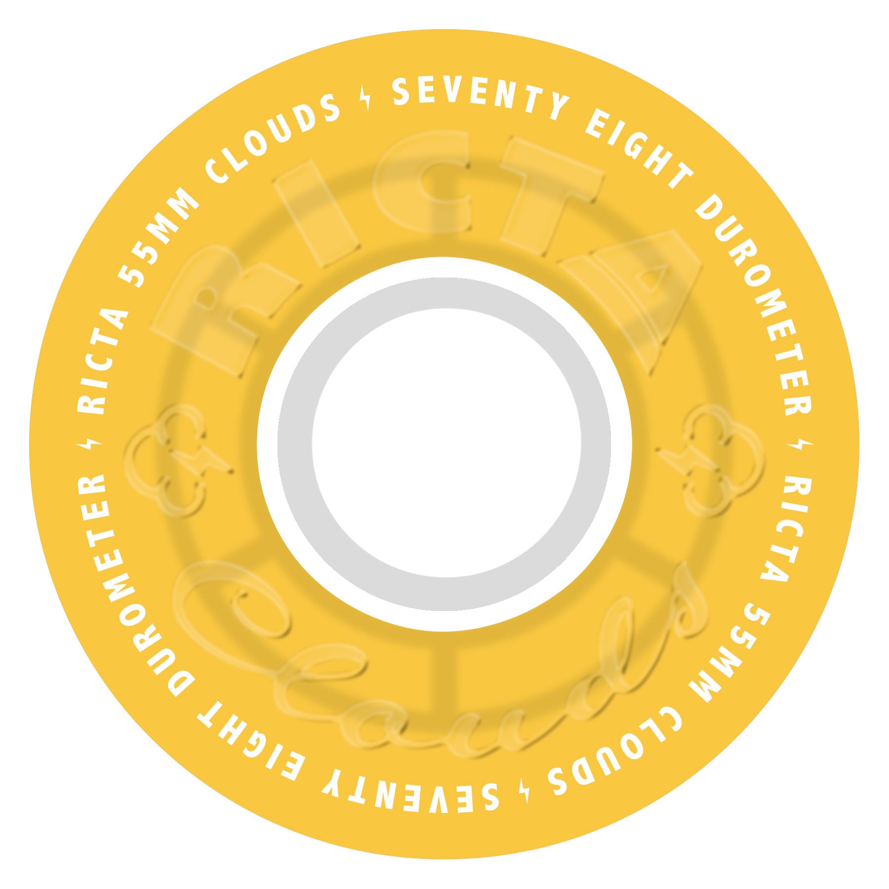 RICTA - 55mm Clouds Transparent Citrus 78a
