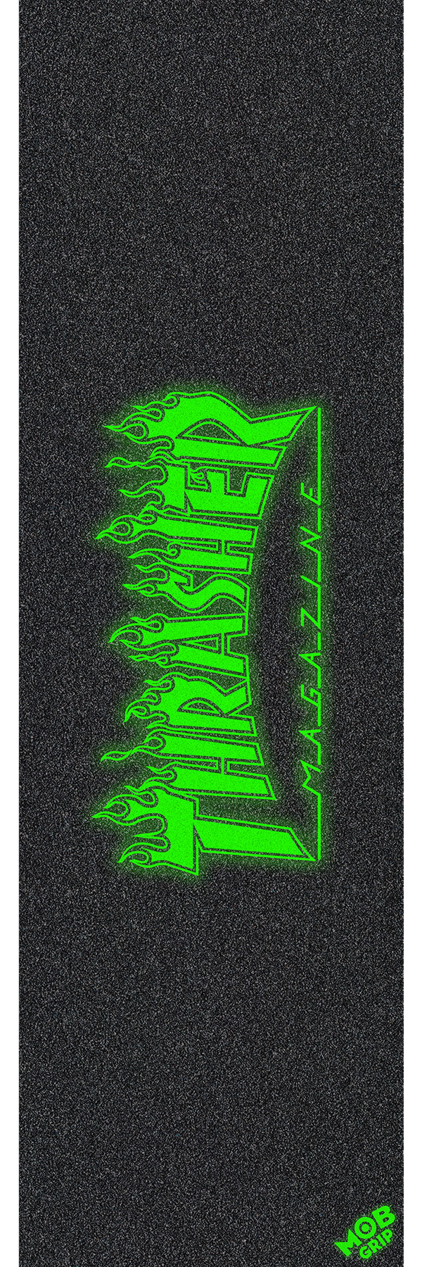 MOB GRIP - Thrasher Flame Glow Logo Griptape 10x33
