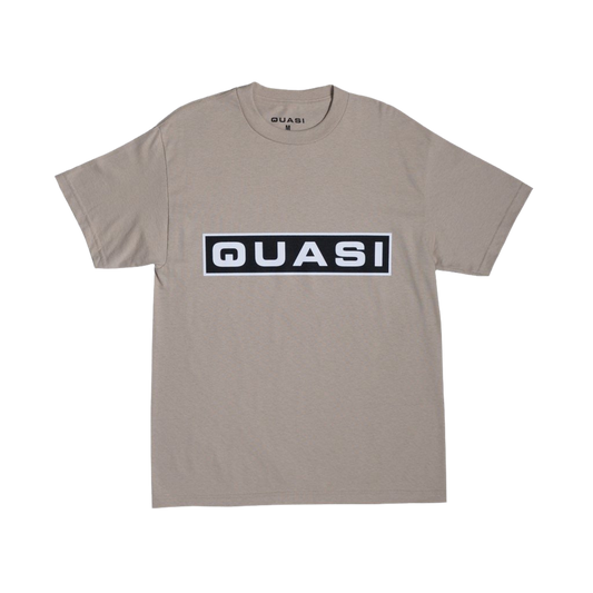 QUASI - Bar Logo Tee Tan