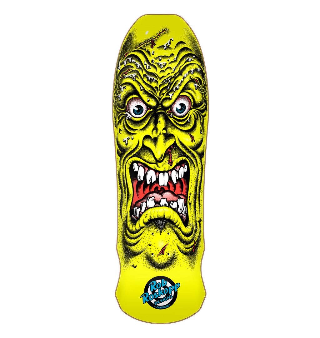 SANTA CRUZ - Roskopp Face Reissue Yellow - 9.5