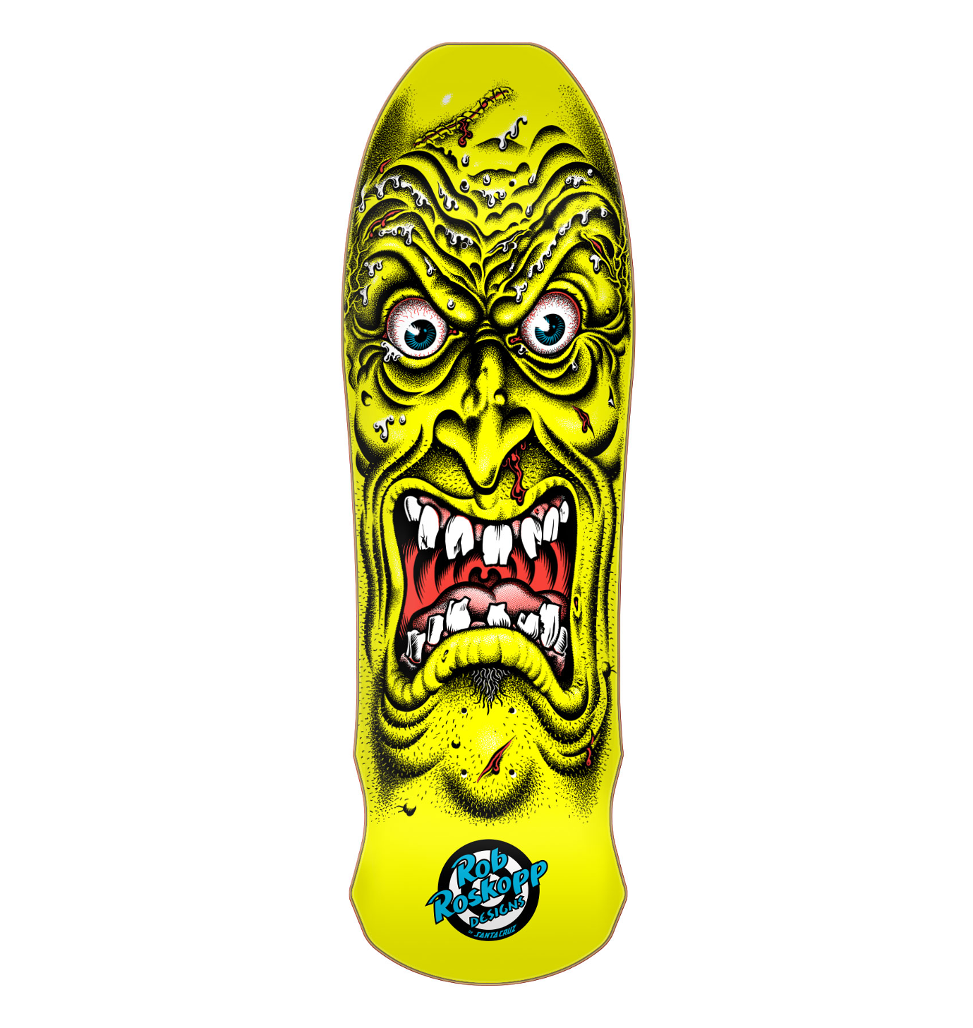 SANTA CRUZ - Roskopp Face Reissue Yellow - 9.5