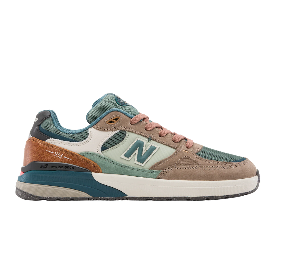 NEW BALANCE NUMERIC - Andrew Reynolds 933 Tan/Teal – Deli Skate Supply
