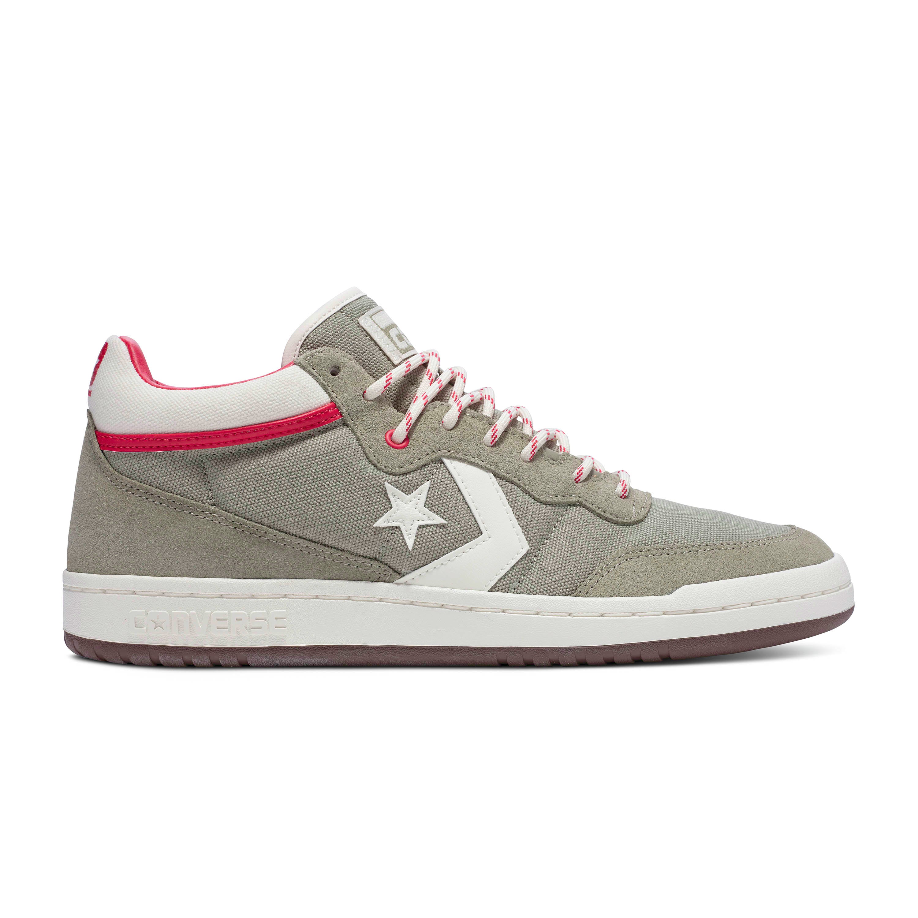 CONVERSE CONS - Fastbreak Pro Mid Light Field Surplus/Red