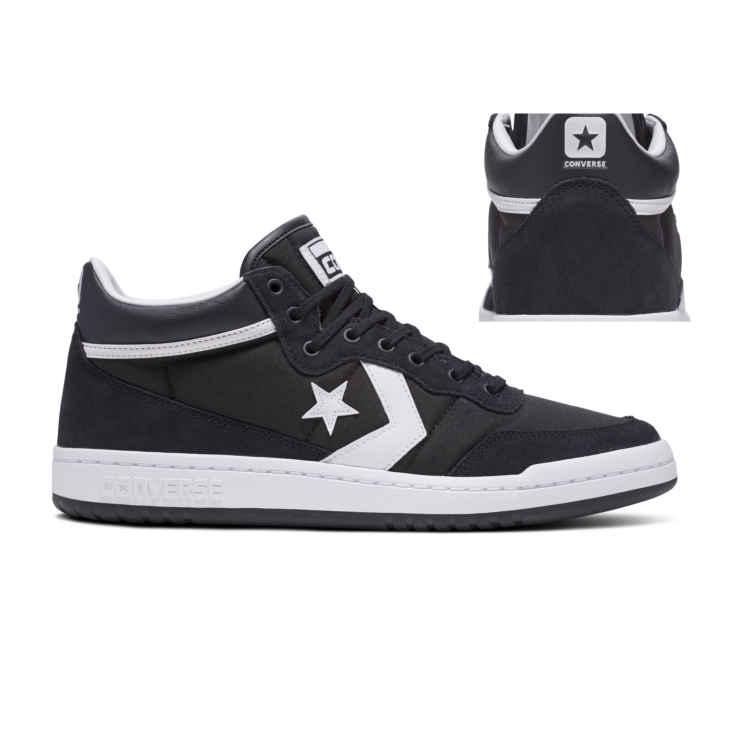 CONVERSE CONS - Fastbreak Pro Mid Black/White/Black