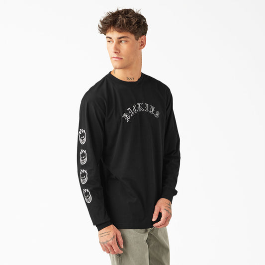 DICKIES - Dickies x Spitfire Longsleeve Tee Black