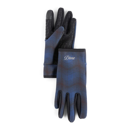 DIME - City Plaid Gloves Navy