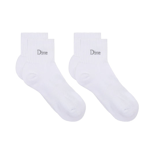 DIME - Classic Socks 2 Pack White