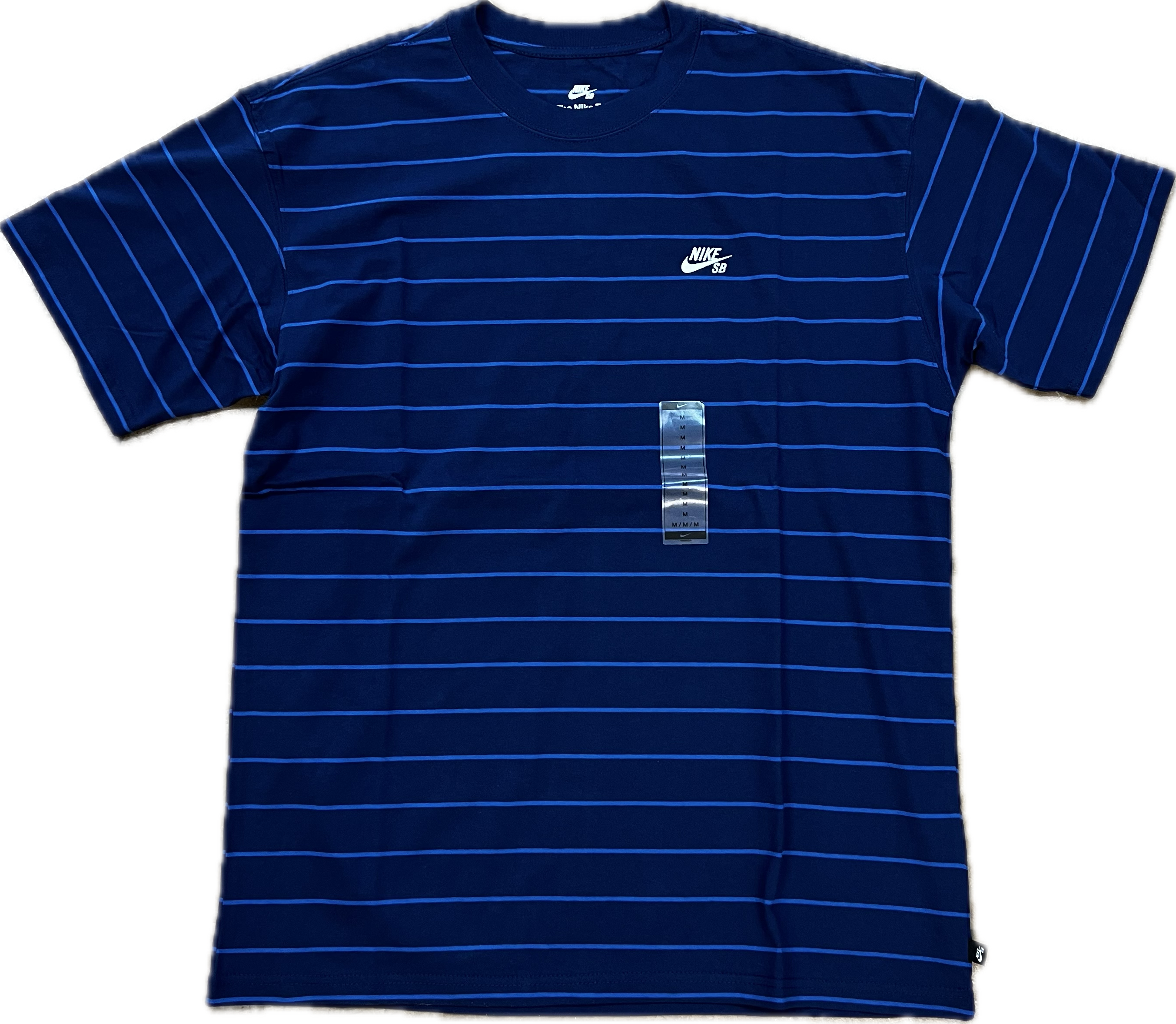 NIKE SB - Max90 Skate Striped Tee Navy