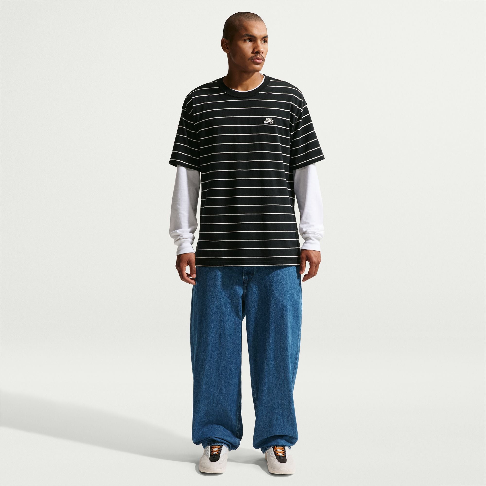 NIKE SB - Loose FIt Denim Skate Pants Blue