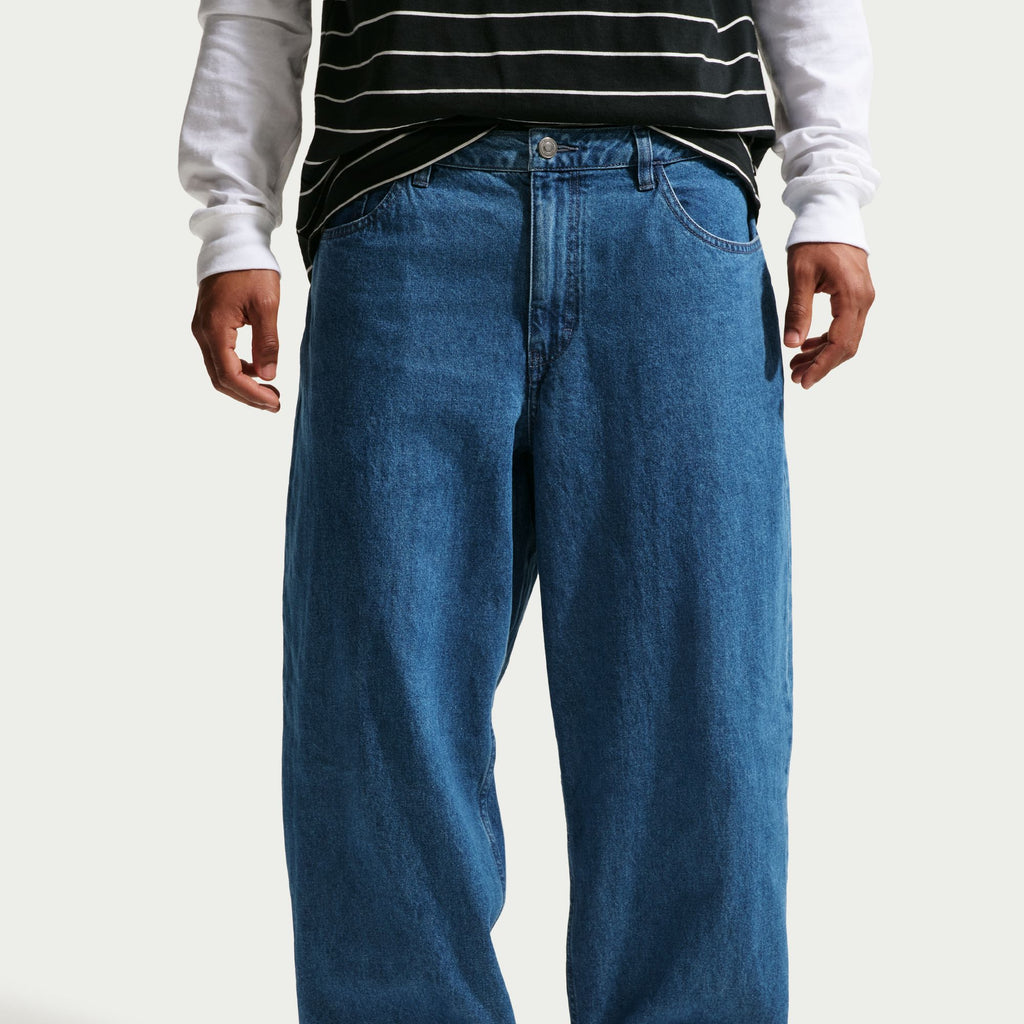 NIKE SB - Loose FIt Denim Skate Pants Blue