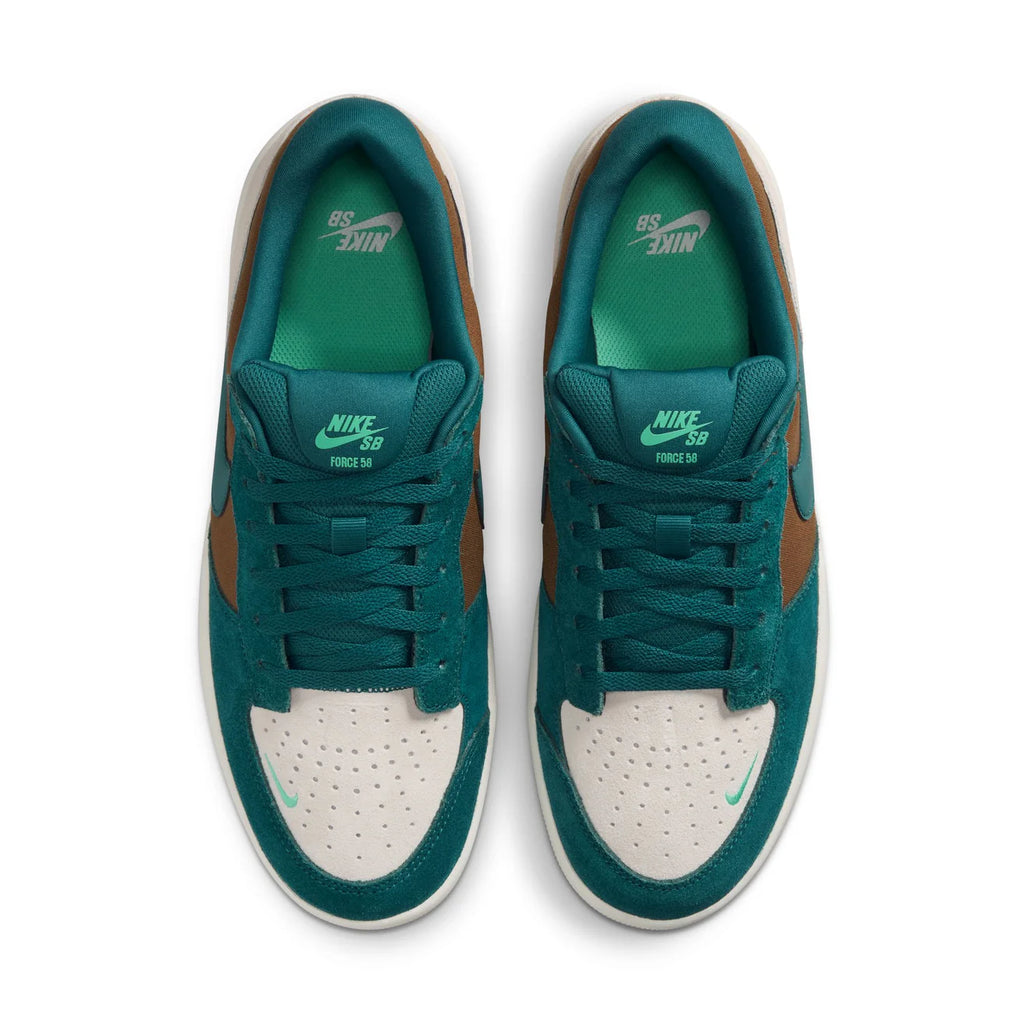 NIKE SB - Force 58 Mosswood Brown/Geode Teal