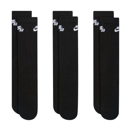NIKE SB - Everyday Elevated Socks Black 3 Pack