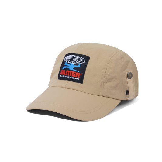 BUTTER GOODS - All Terrain 4 Panel Flap Cap Tan