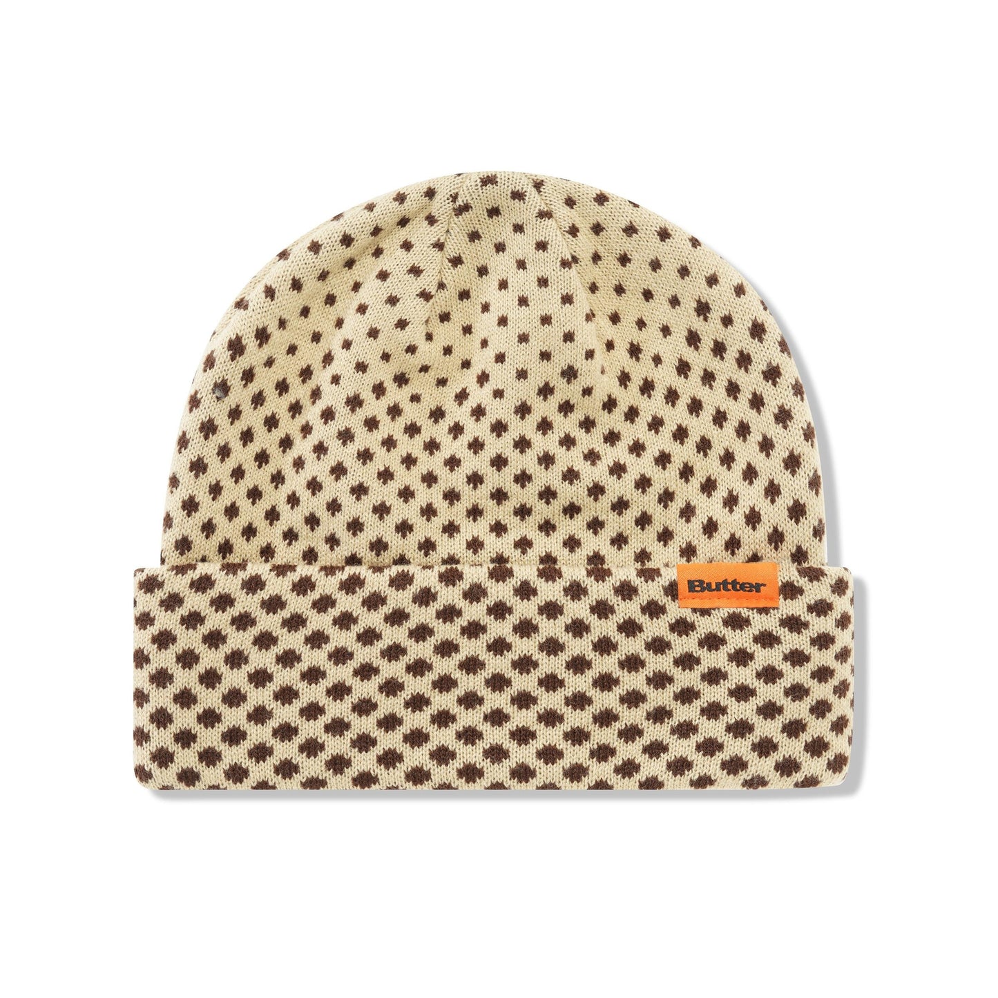 BUTTER GOODS - Halftone Cuff Beanie Brown