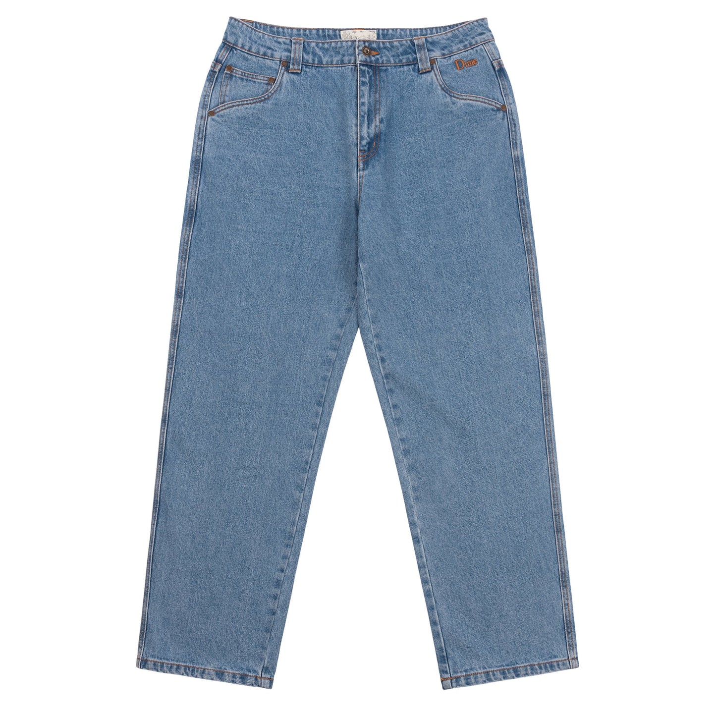DIME - Relaxed Denim Pants Blue Washed