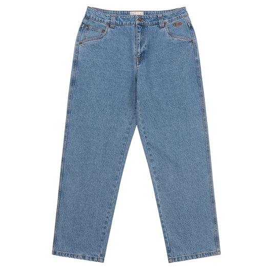 DIME - Relaxed Denim Pants Blue Washed