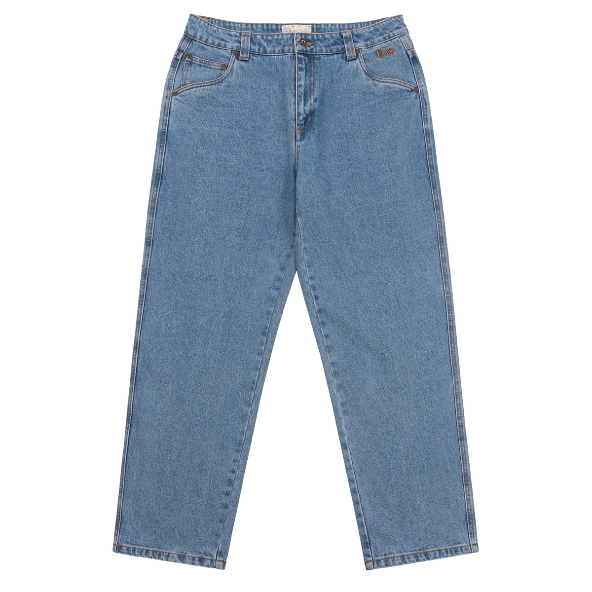 DIME - Relaxed Denim Pants Blue Washed – Deli Skate Supply