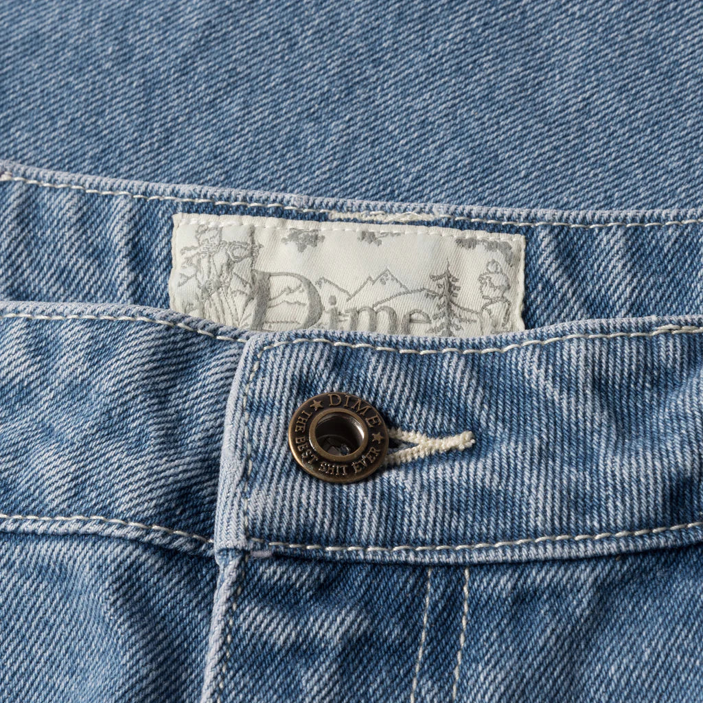 DIME - Classic Baggy Pants Blue Washed