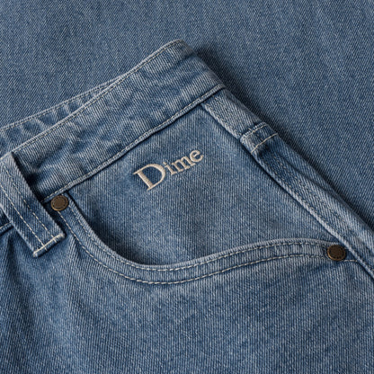DIME - Classic Baggy Pants Blue Washed
