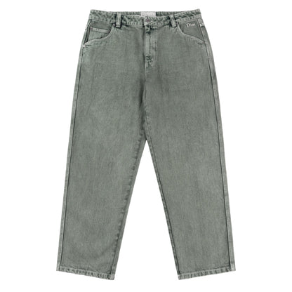 DIME - Relaxed Denim Pants Overdyed Forest