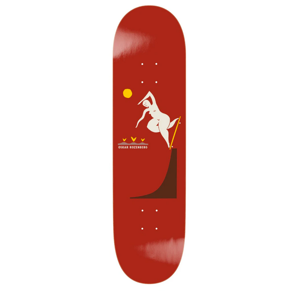 POLAR SKATE CO.  - Oskar Rosenberg Bs Noseblunt Burnt Red - 8.25
