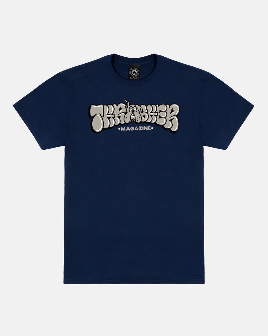 THRASHER - Bully Tee Navy