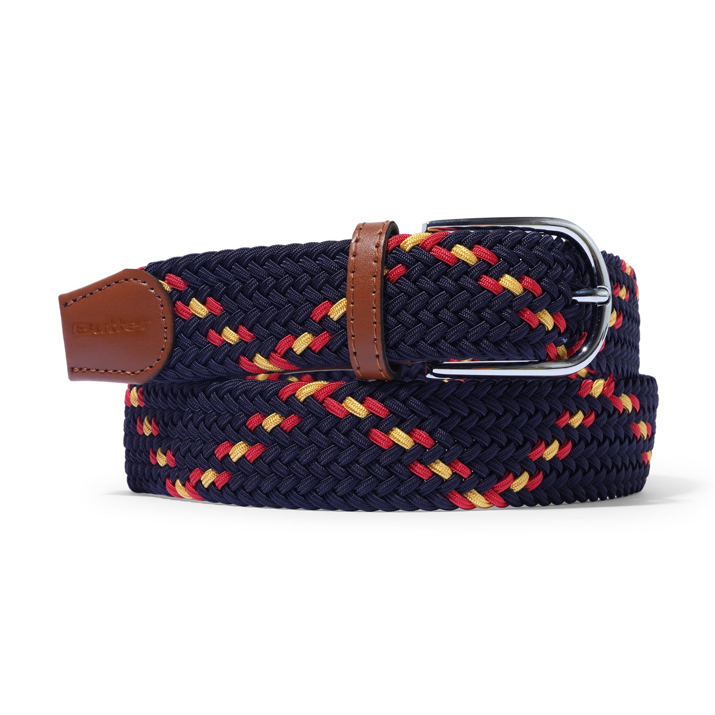 BUTTER GOODS - Braided Belt Navy/Navy