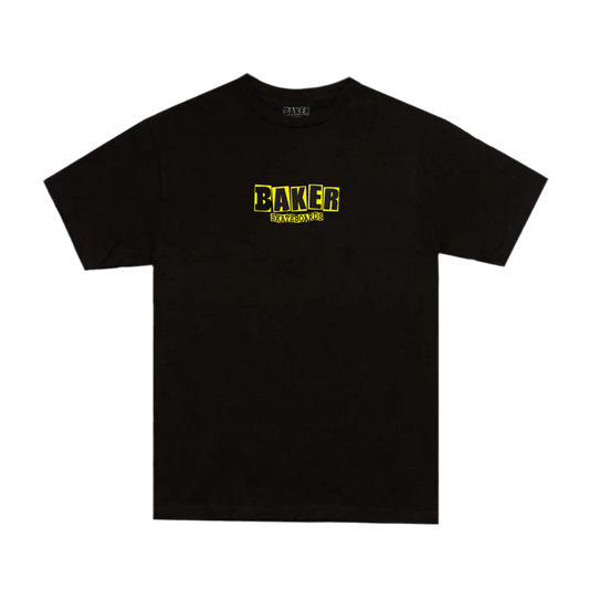 BAKER - Brand Logo Tee Black/Yellow