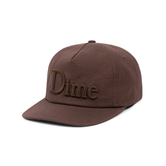 DIME - Classic 3D Worker Cap Dark Brown