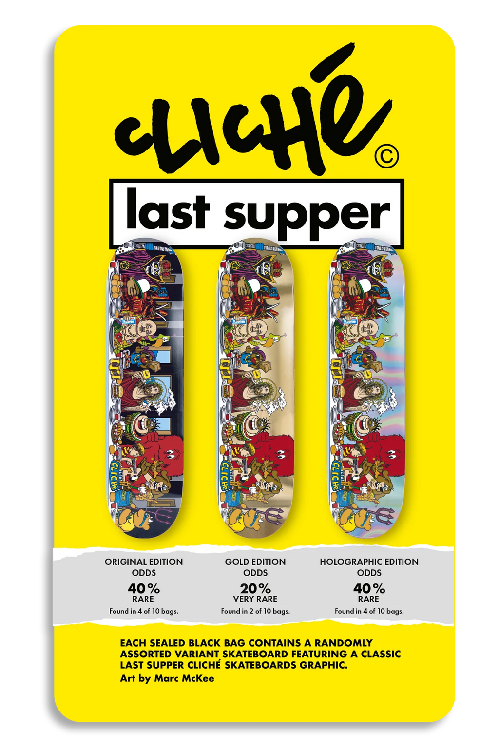 CLICHE' - Last Supper Golden Ticket Blind Bag - 8.5