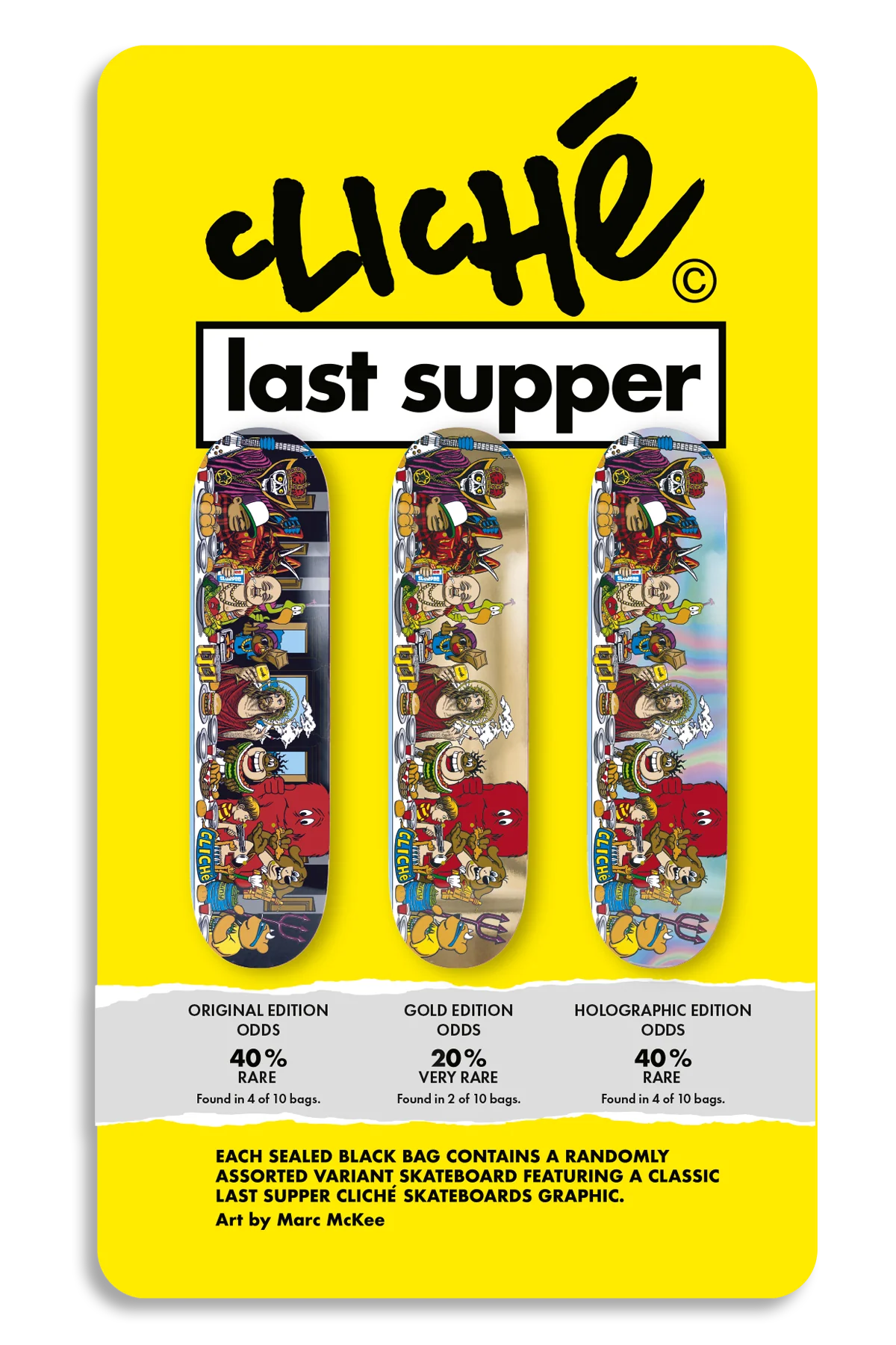 CLICHE' - Last Supper Golden Ticket Blind Bag - 8.5
