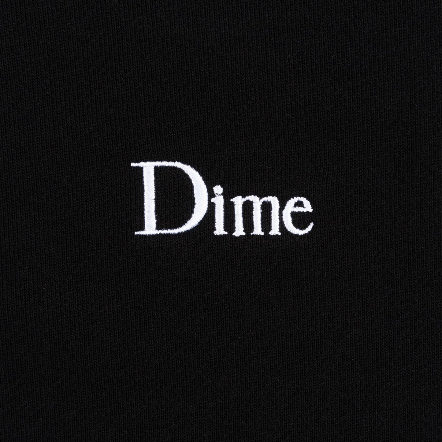 DIME - Classic Small Logo Crewneck Black