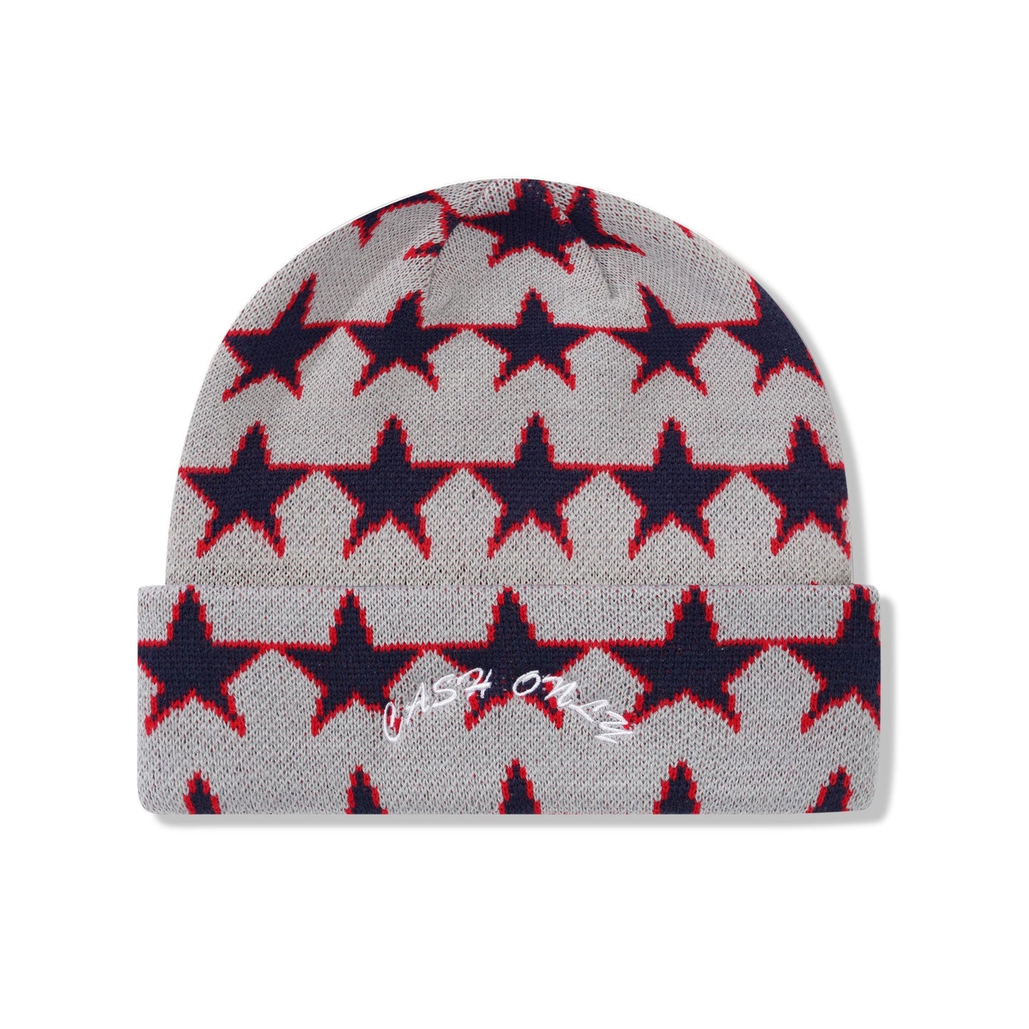 CASH ONLY - Star Beanie Grey