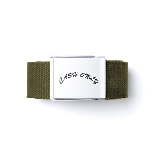 CASH ONLY - Logo Web Belt Green