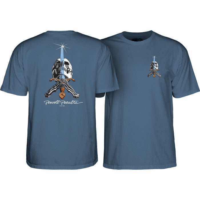 POWELL PERALTA - Skull & Sword Indigo Blue