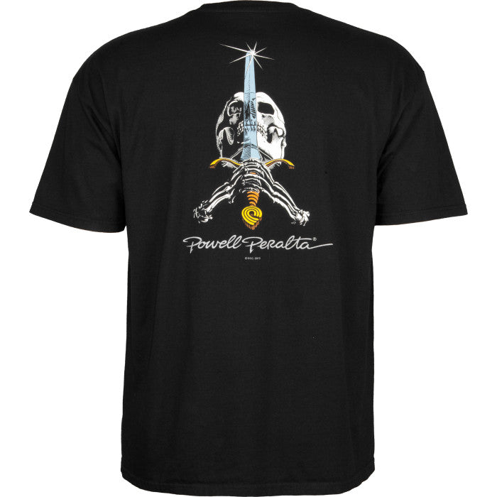 POWELL PERALTA - Skull & Sword Tee Black