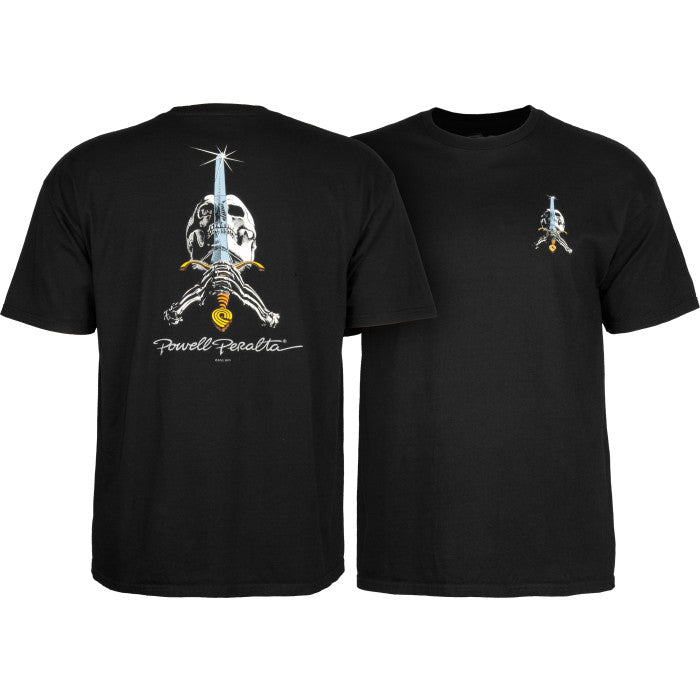 POWELL PERALTA - Skull & Sword Tee Black