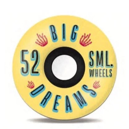SML WHEELS - 52mm Succulent Cruiser Wheels Yellow 92a