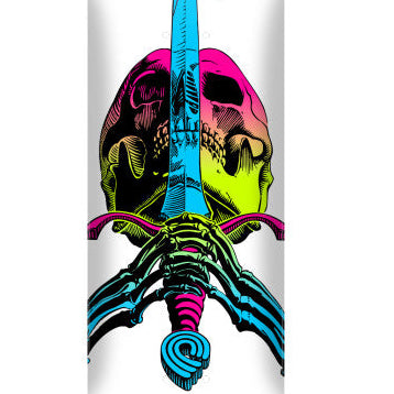 POWELL PERALTA - Skull & Sword Lime Fade - 9.0